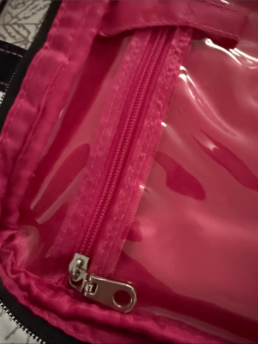 Pink Zebra Print Travel Tote Bag - Women - Picture 12 of 12